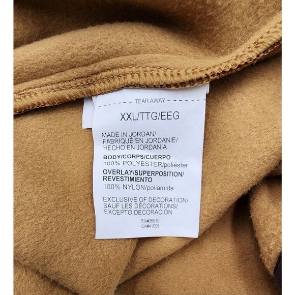 Under Armour Polartec Micro Fleece Full Zip Brown Jacket 1365682 Men's 2XL - Picture 7 of 9